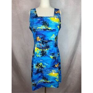 Vintage 1990s Royal Creations Hawaii Tiki Dress
